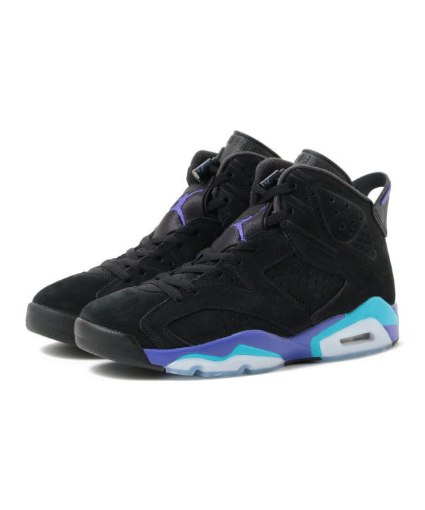 Nike Jordan Men's Air 6 Chrome Ice Blue Black-sail-white
