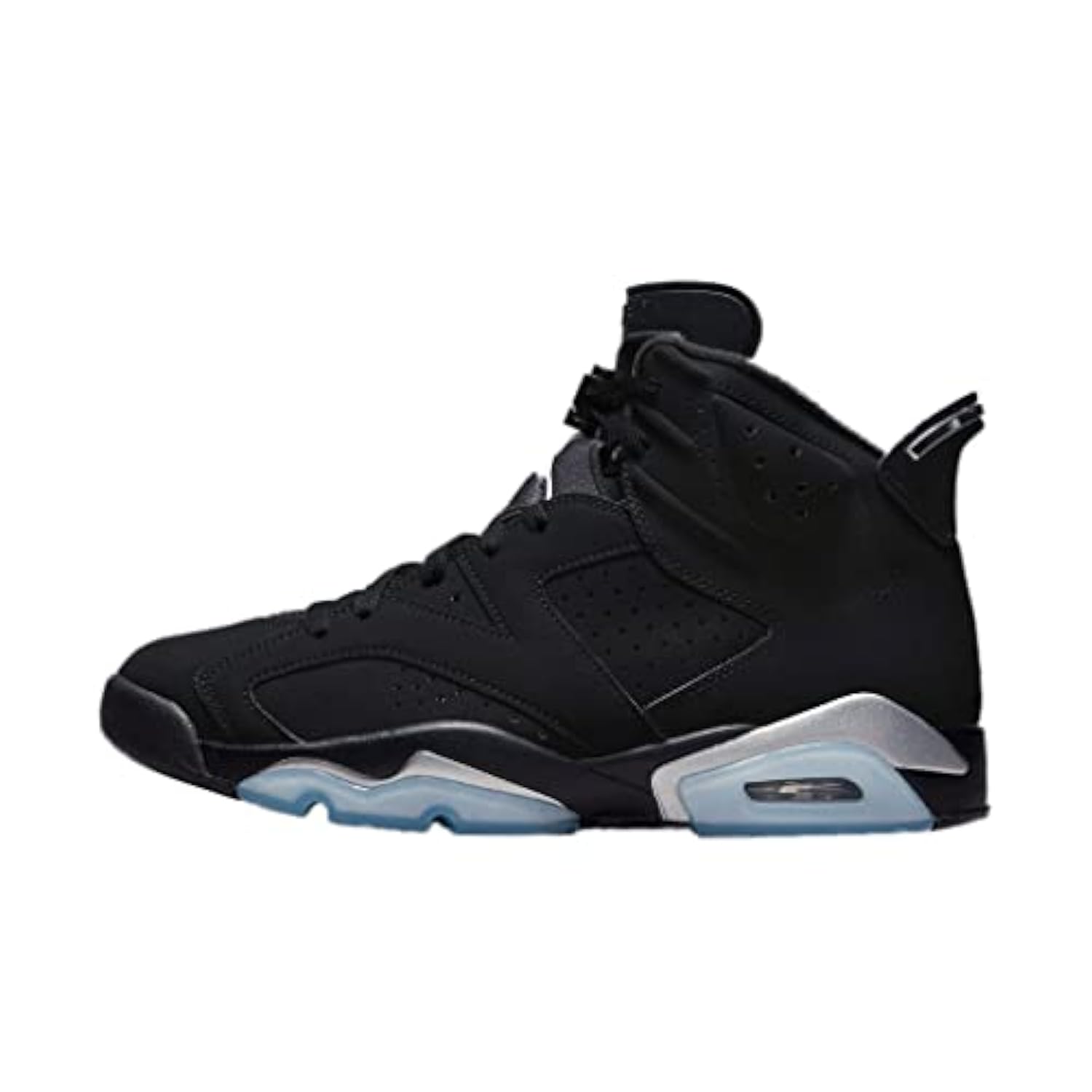 Nike Jordan Men's Air 6 Chrome Black Bright Concord-aquatone