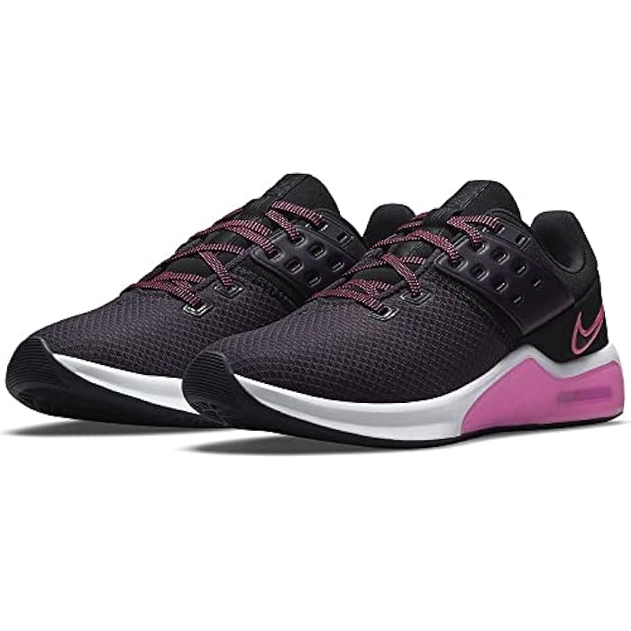 Nike Women's Air Max Bella TR 4 Running Trainers CW3398 Sneakers Black Hyper Pink Cave Purple