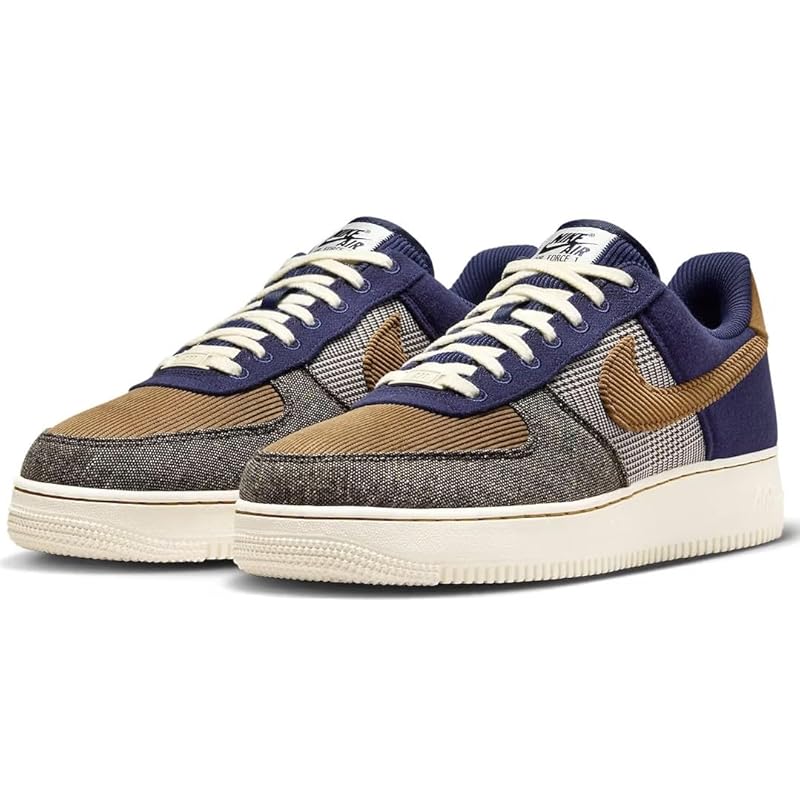 Nike Air Force 1 07 Premium Men's Shoes Midnight Navy Ale Brown