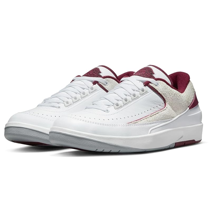 Nike Jordan Men's 2 Retro Low Cherrywood White Cherrywood Red