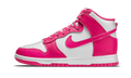 Nike Dunk High Shoes Pink Prime White