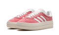 adidas Originals Gazelle Bold Shoes Red Cloud White Gold Metallic