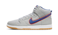 Nike SB Dunk High Shoes Cloud Grey Rush Blue-Team New York Mets