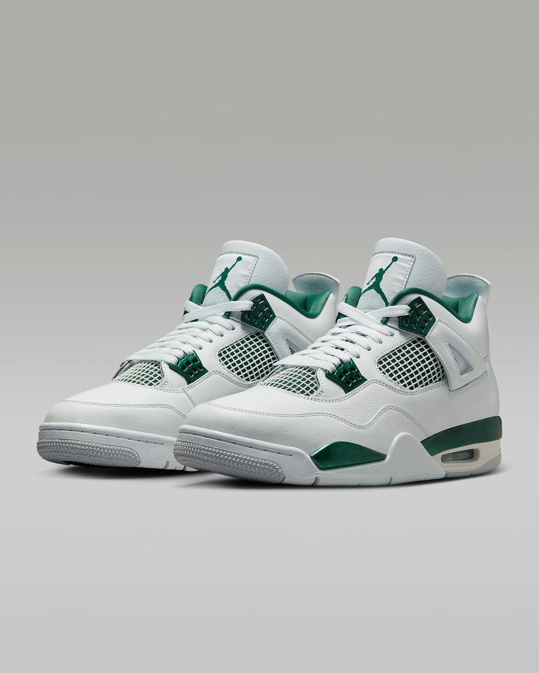 Nike Air Jordan 4 Retro Oxidized Shoes White Neutral Grey Oxidized Green