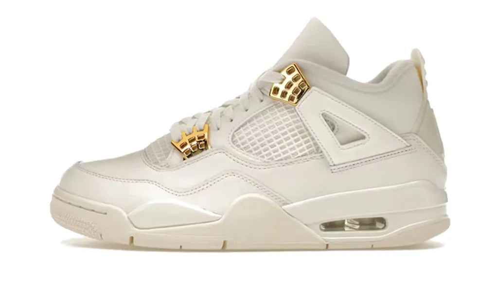 Nike Air Jordan 4 Retro Women's Shoes Metallic Gold