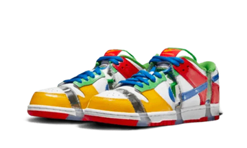 Nike SB Dunk Low Shoes White Hyper Royal Mean Green